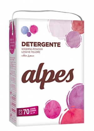 détergent LESSIVE EN POUDRE ALPES 70 doses détergent LESSIVE EN POUDRE ALPES 70 doses