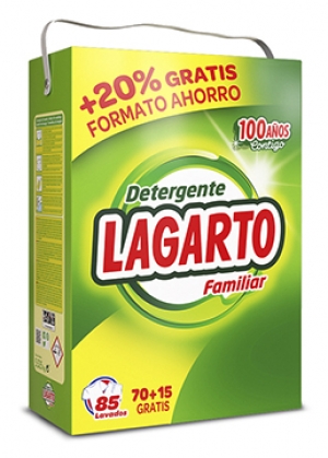 détergent LESSIVE EN POUDRE LAGARTO 85 doses détergent LESSIVE EN POUDRE LAGARTO 85 doses